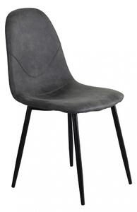 Sedia Avril 43x54x84 h cm in Plastica Grigio scuro