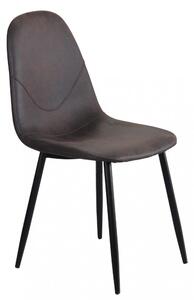 Sedia Avril 43x54x84 h cm in Plastica Marrone
