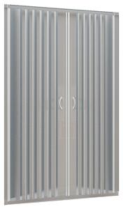Porta doccia nicchia a soffietto in pvc bianco h185 - Olimpo Docce