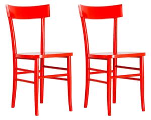 Set 2 Sedie 48x39xH80 cm in Legno Brera Pesca