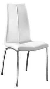 Set 4 Sedie 43x44xH92 cm in Similpelle Viva Bianco