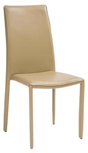 Sedia Imbottita 58x44x97 cm in Ecocuoio Dedis Corda