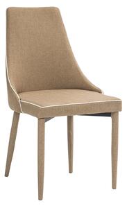 Sedia Imbottita 47x57x88 cm in Similpelle New Plana Orzo