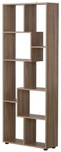 Libreria 8 Ripiani 70x24x178 cm in Legno Marrone