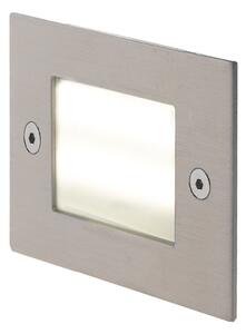 Segnapassi da incasso 3w a led nickel flank - Gt Luce