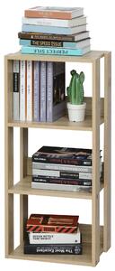 Libreria Scaffale 40x29,2x87,9 cm 3 Ripiani in Legno