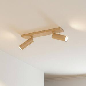 Arcchio Faretto da soffitto Brinja Slim, caffè, 2 luci, GU10 MR11 Slim Arcchio, dimmerabile, Marrone / Ruggine, Corridoio, Alluminio, Moderno, Faretto