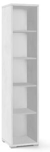 Libreria a Giorno 39x182x41 cm Ossido Bianco