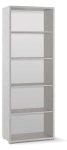 Libreria a Giorno 71x199x41 cm Ossido Bianco
