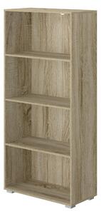 Libreria 4 Ripiani 60x30x130 cm in MDF Rovere