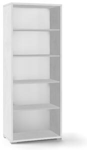 Libreria a Giorno 71x182x41 cm Ossido Bianco