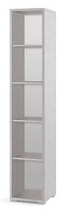 Libreria a Giorno 39x199x41 cm Ossido Bianco