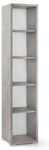 Libreria a Giorno 39x182x41 cm Cemento