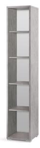 Libreria a Giorno 39x199x41 cm Cemento