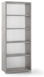 Libreria a Giorno 71x182x41 cm Cemento
