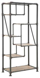 Libreria Manhattan Big 93x47x190 cm MDF e in Ferro
