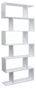 Libreria Alana 80x23,5x190,5 h cm in Truciolare bilaminato Bianco