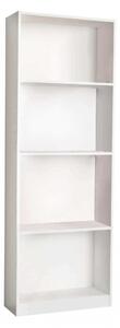 Libreria Line 60x24x170 h cm in Truciolare bilaminato Bianco