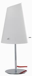 Lampada da tavolo 60w e27 altezza 44cm bianca locke - Gt Luce