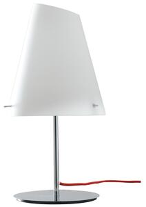 Lampada da tavolo 60w e27 altezza 65cm bianca locke - Gt Luce