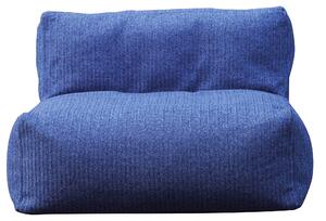 Poltrona Pouf 90x90x66 cm Blu