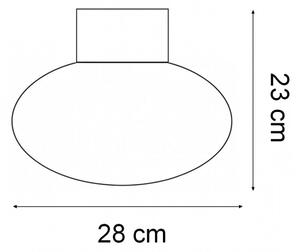 Ideal Lux - Plafoniera da esterno CLIO 1xE27/42W/230V IP44 antracite