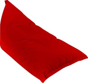 Poltrona a Sacco Pouf Sdraio in Acrilico Pomodone Milk Rosso