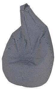 Poltrona Pouff in poliestere 80x120cm Poule Piccolo Avalli