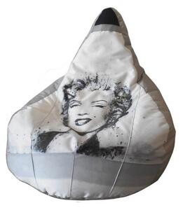 Poltrona a Sacco Pouf in Poliestere Design Marilyn Avalli