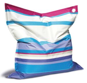 Cuscinone Poltrona Pouf in Nylon Riga Azzurra Fadi