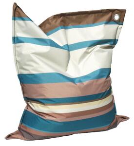 Cuscinone Poltrona Pouf in Nylon Riga Grigia Fadi