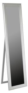 Specchio da Terra in Legno 40H160cm Bianco Opaco