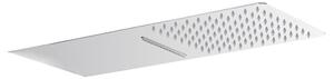 Soffione doccia a parete con cascata acciaio inox 304 | azù - Olimpo Docce