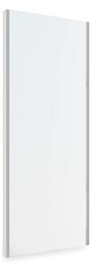 Specchio Estraibile per Armadio 34x100 cm Emuca Grigio Metallizzato