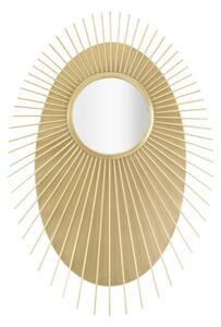 Specchio Eye Glam 75x8x110,5 cm in Ferro e MDF Oro