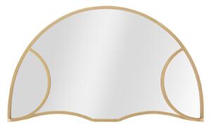 Specchio Sunshine 110x2,5x66 cm in Ferro e MDF Oro