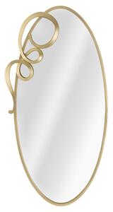 Specchio Elite 62x4x122 cm in Ferro e MDF Oro