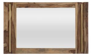 Specchio Elegant Sheesham 120x3x73 cm Legno e Specchio Naturale e Oro