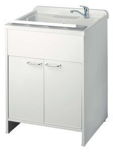 Mobile Lavatoio in PVC 60x50x85cm 2 Ante Forlani Honest Bianco
