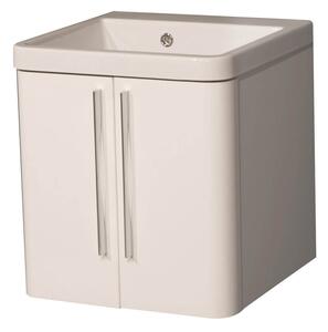Mobile Lavatoio Sospeso 50,5x50,5x56 cm 2 Ante Montegrappa Novella Dipiù Bianco