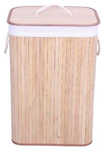 Cesto Portabiancheria 40x30x60 cm in Bamboo Collection Naturale