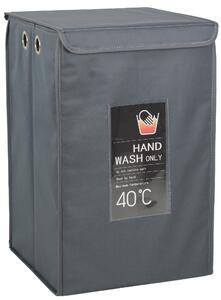 Cesto Portabiancheria Pieghevole 36x36x65 cm Collection Grigio