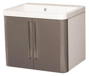 Mobile Lavatoio Sospeso 65,5x50,5x56 cm 2 Ante Montegrappa Novella Dipiù Antracite