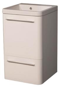 Mobile Lavatoio 50,5x50,5x87 cm 2 Cassetti Montegrappa Novella Dipiù Bianco