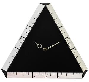 Orologio da Parete Triangolare 38X38Cm Pirondini Italia Pitagora Nero