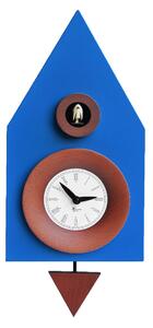 Orologio a Cucù da Parete 20X36X13Cm Pirondini Italia Dark Blu Chiaro