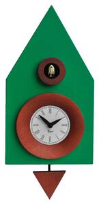 Orologio a Cucù da Parete 20X36X13Cm Pirondini Italia Dark Verde Traffico