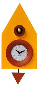 Orologio a Cucù da Parete 20X36X13Cm Pirondini Italia Dark Giallo Melone