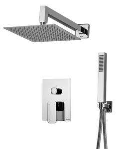 Set doccia soffione doccino e miscelatore quadro - bold - Bold Solid