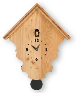 Orologio a Cucù da Parete 39x34x12 cm Pirondini Italia Natural 801 Larice